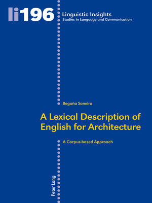 cover image of A Lexical Description of English for Architecture